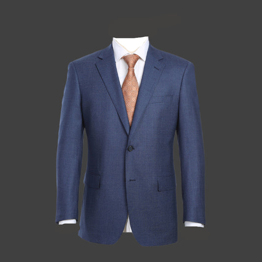The Total Gentleman Blue Birdseye Classic Fit Suit