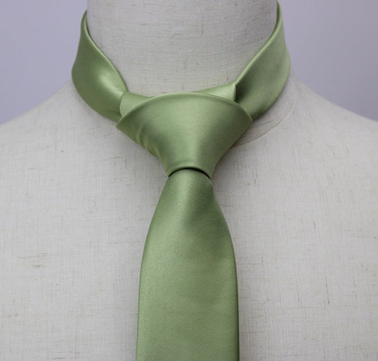Men's 2 1/2 Inch Sage Slim Tie