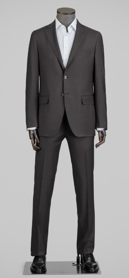 Scabal Grey Stretch Super 120's Wool Travel Suit