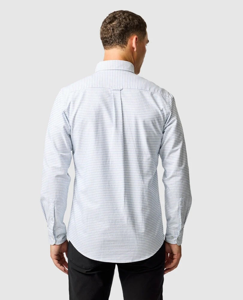 Rodd and Gunn Dusk Blue Check Oxford Button Down Shirt