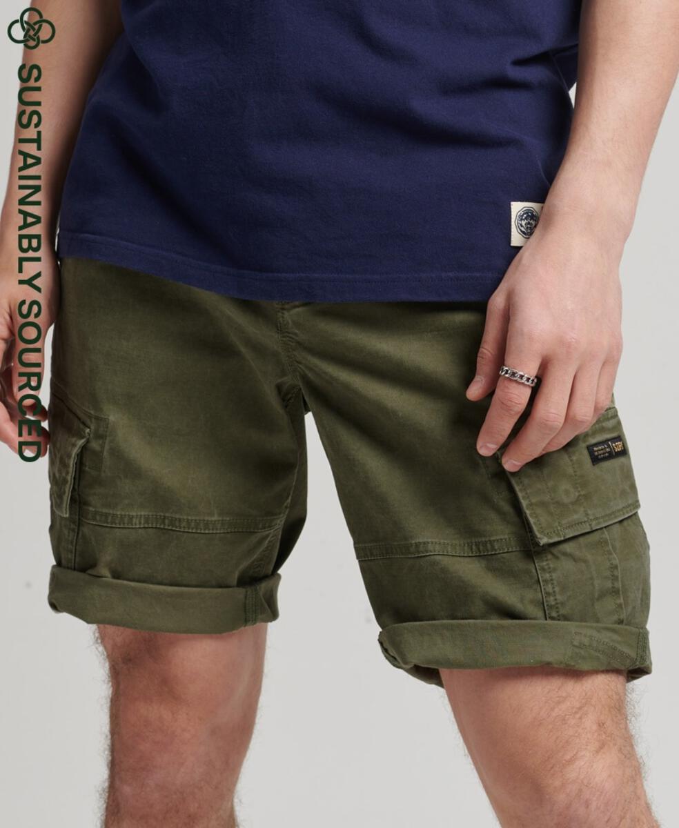 Superdry Organic Cotton Core Cargo Shorts on clearance