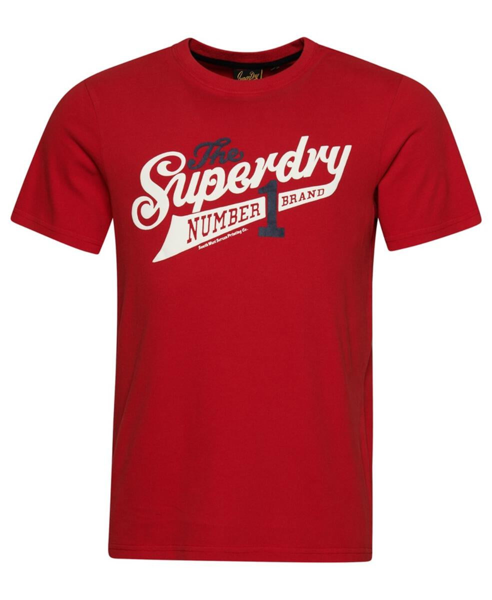 Superdry Vintage Scripted College T-Shirt on clearance
