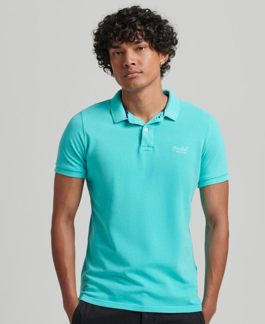 Superdry Vintage Destroyed Polo on clearance