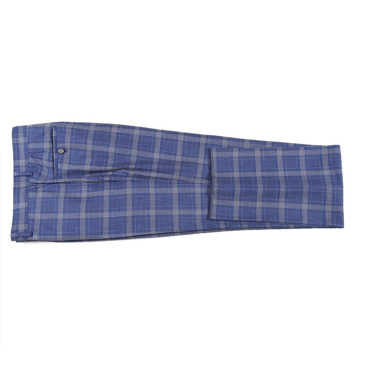 82-60-400EL Slim Fit English Laundry Blue with Marigold Check Suit