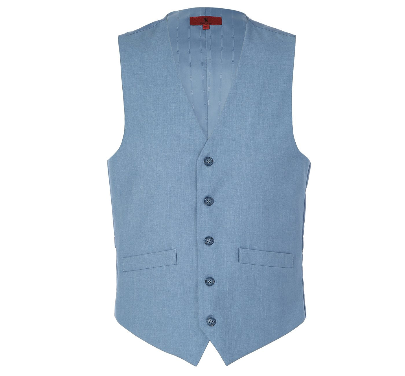 201-11 Men's Light Blue Classic Fit Suit Separate Vest
