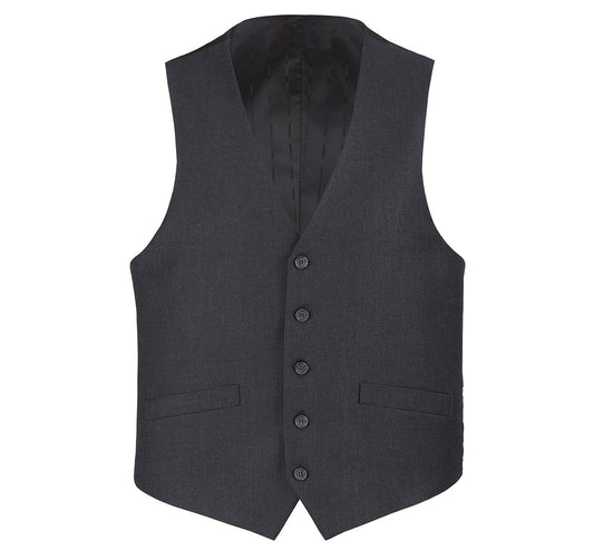 202-1 Men's Charcoal Classic Fit Suit Separate Vest