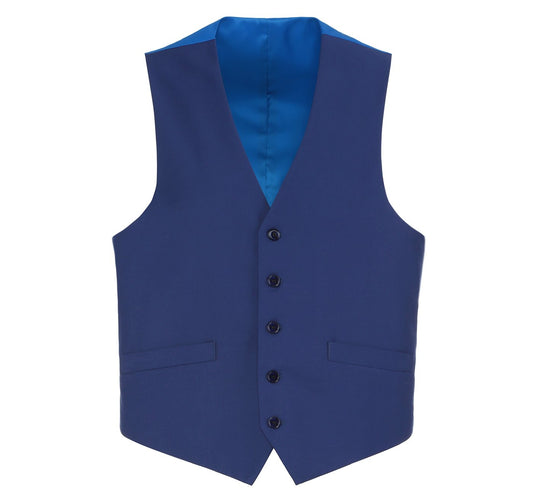 201-20 Men's Royal Blue Classic Fit Suit Separate Vest