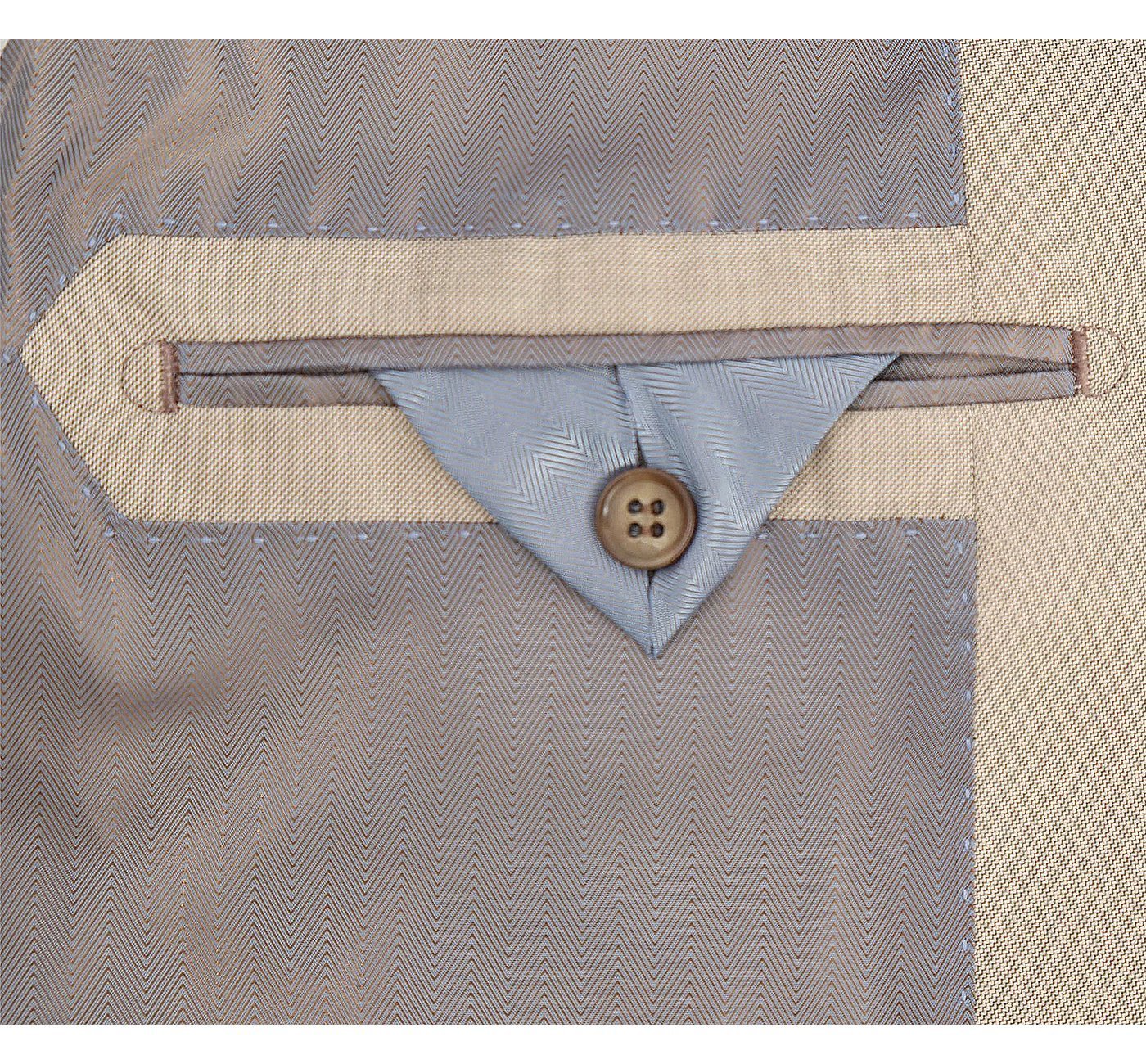 203-11 Men's 2-Piece Slim Fit Tan Single Breasted Notch Lapel Suit