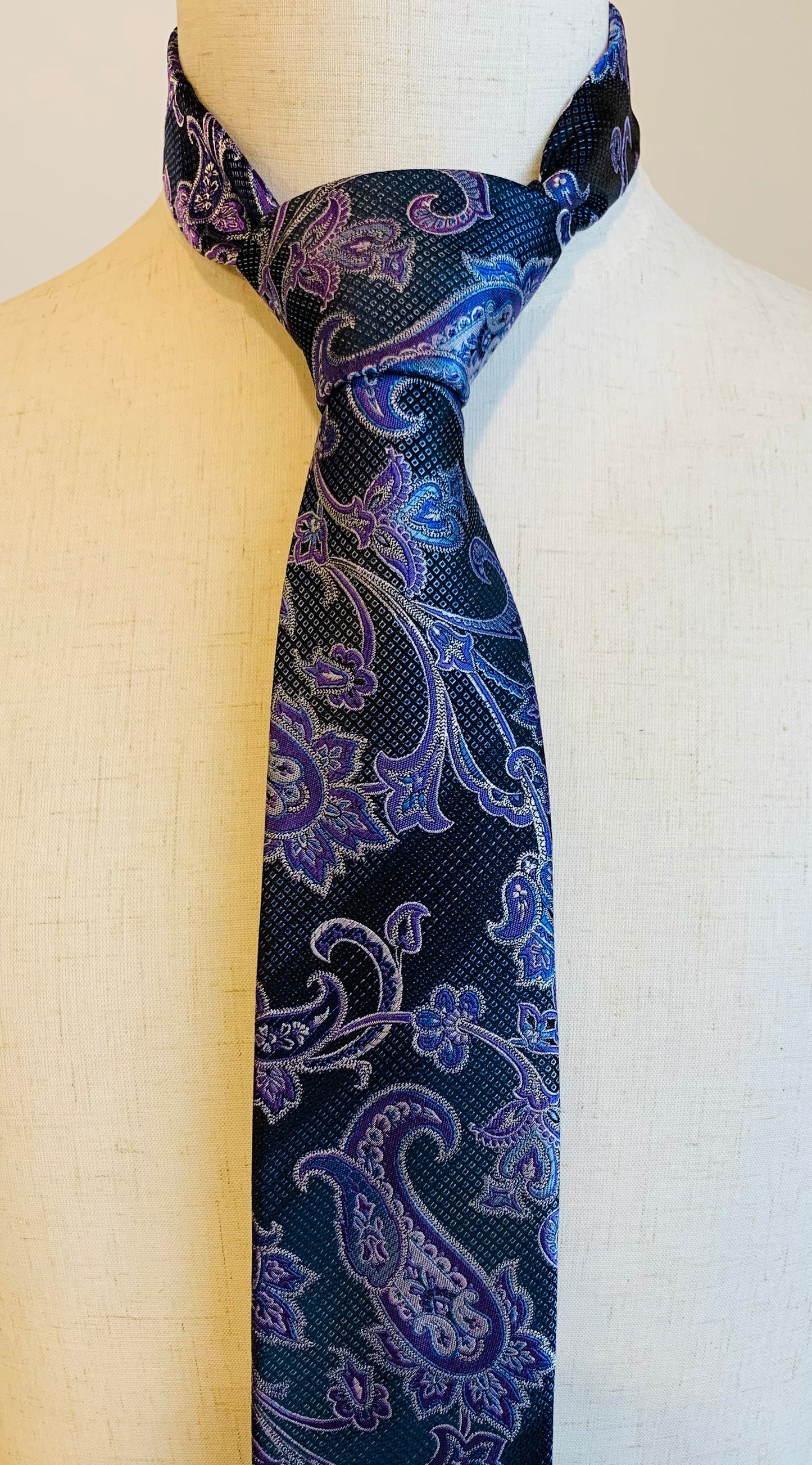 Polifroni Malino purple tie