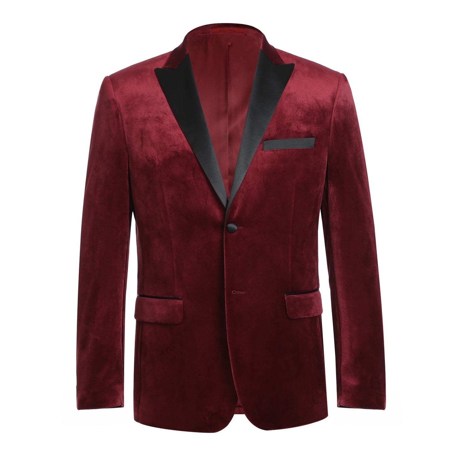 290-8 Men's Slim Fit Red Tuxedo Jacket