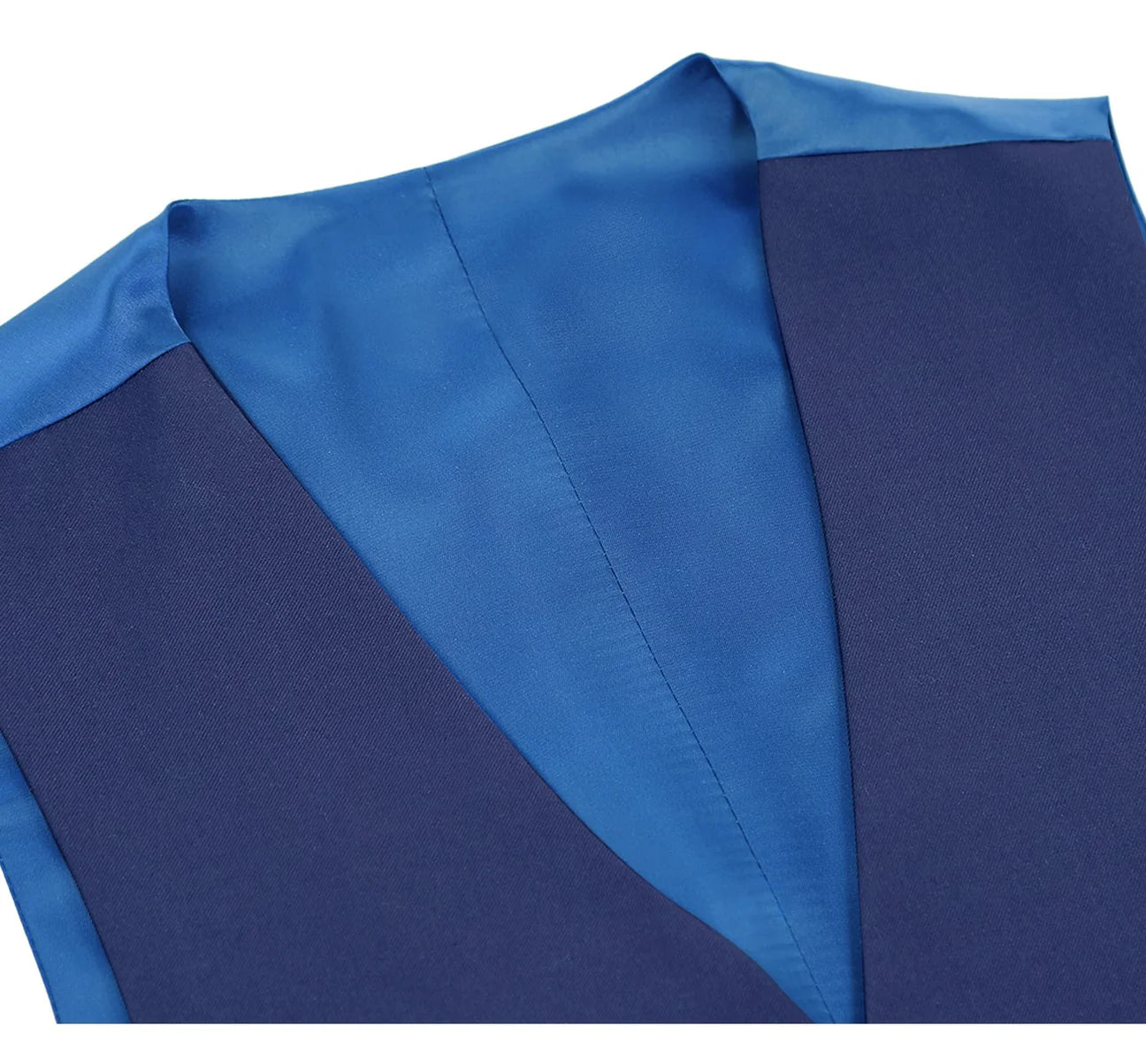 Renoir Blue 5 Button Vest