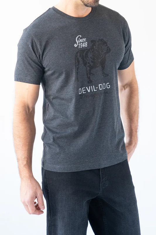 Devil Dog Graphic T-Shirt - Bulldog on clearance