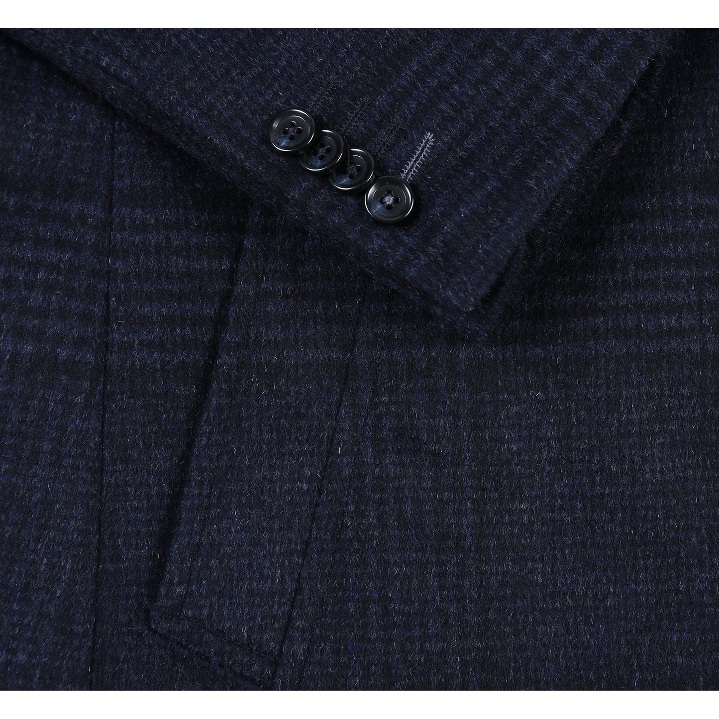 EL53-55-495 English Laundry Wool Blend Blue/Grey Car Coat