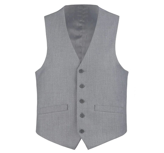 Renoir Light Grey 5 Button Vest