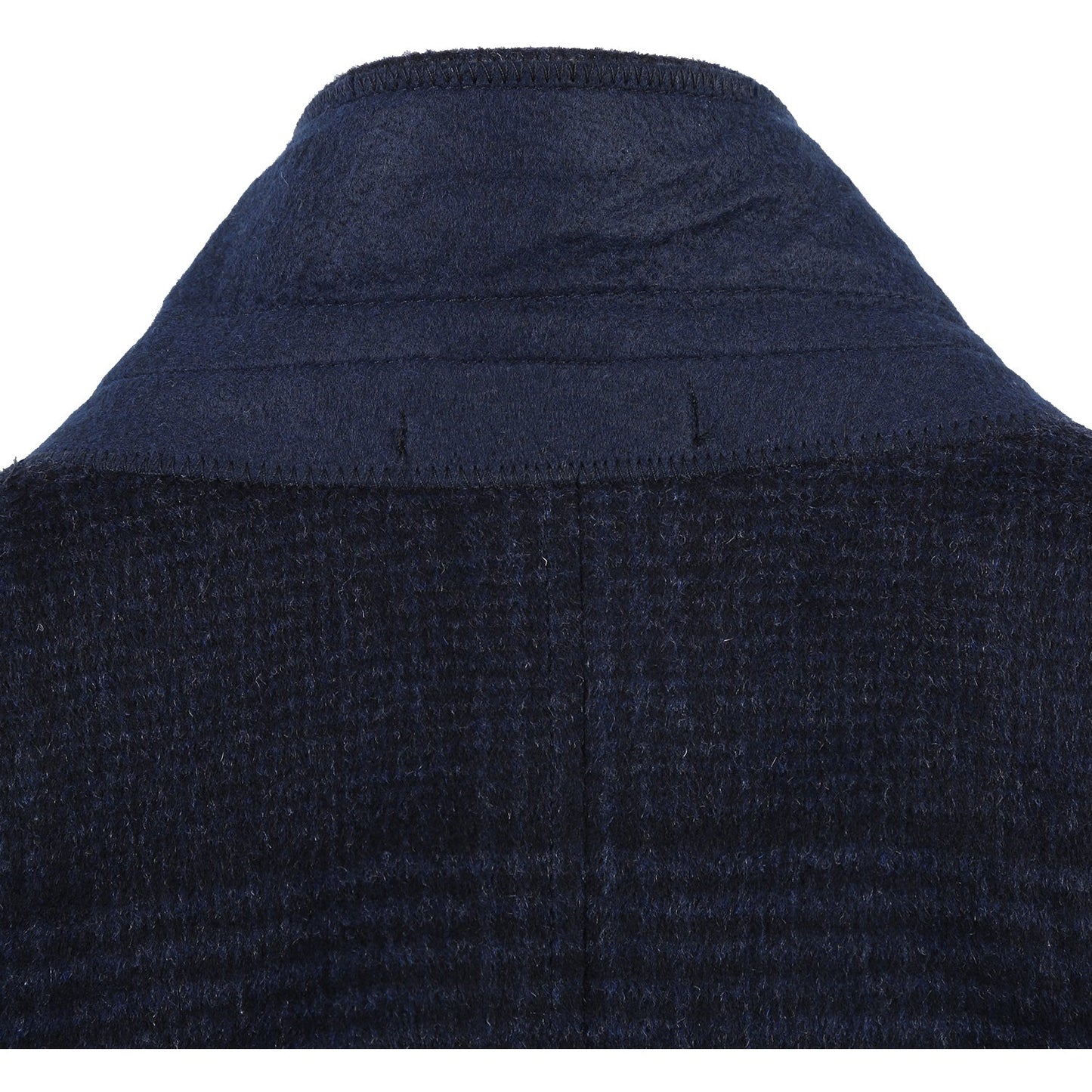 53-55-495 Wool Blend Breasted Gray Blue Top Coat BIB