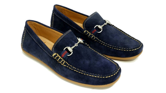 Alan Payne Biarritz Suede Bit Loafer on clearance