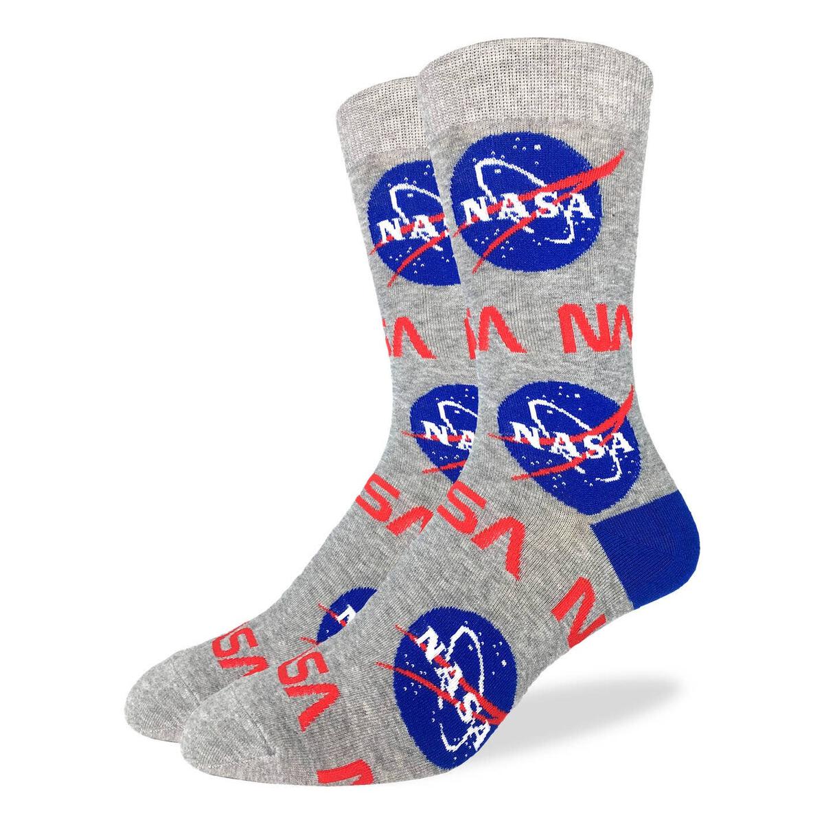 Good Luck Socks NASA Gray