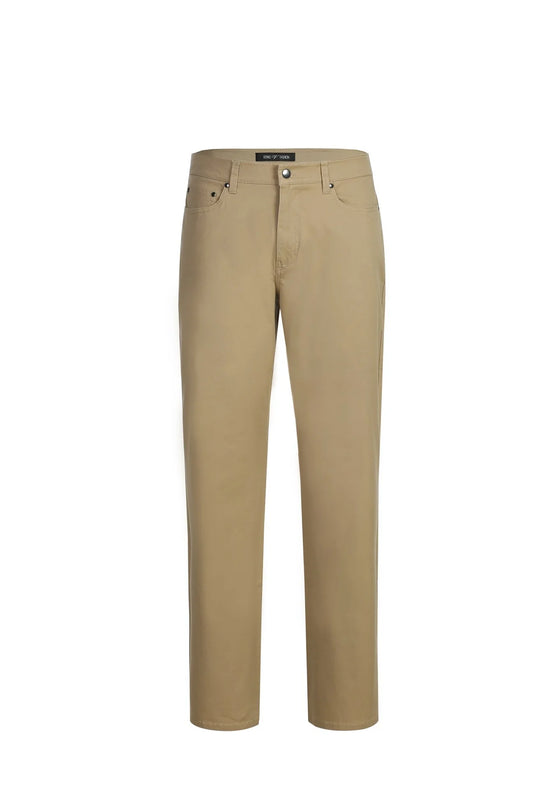 5-Pocket Cotton Stretch Flat Front Chino Pants